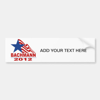 Autocollant De Voiture Bachmann pour le président 2012