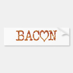 Autocollant De Voiture Bacon LOVE