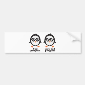 Autocollant De Voiture bad pingouin