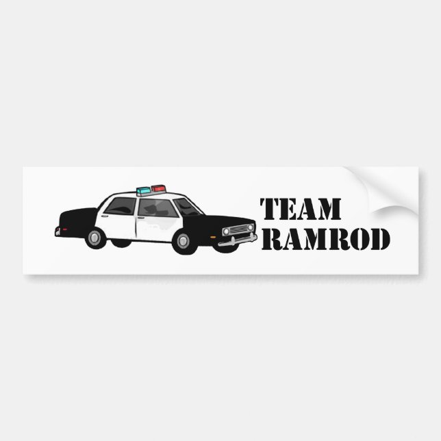 Autocollant De Voiture Baguette d'équipe (Devant)