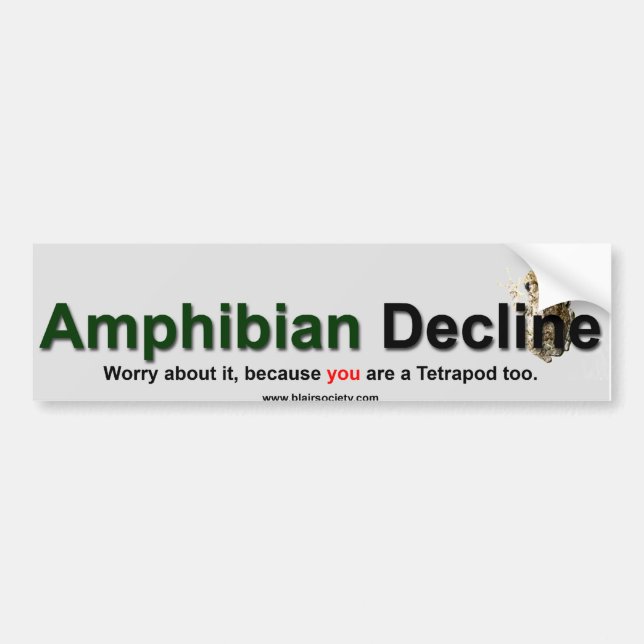 Autocollant De Voiture Baisse amphibie (Devant)