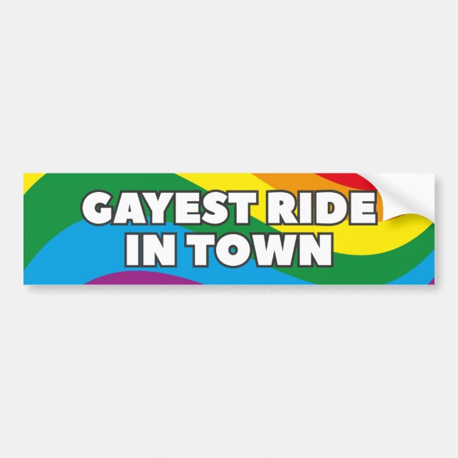 Autocollant De Voiture Balade Gayest En Ville (Devant)