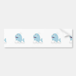 Autocollant De Voiture Baleine bleue