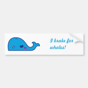 Autocollant De Voiture Baleine de Kawaii