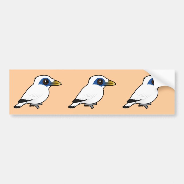Autocollant De Voiture Bali Mynah (Devant)