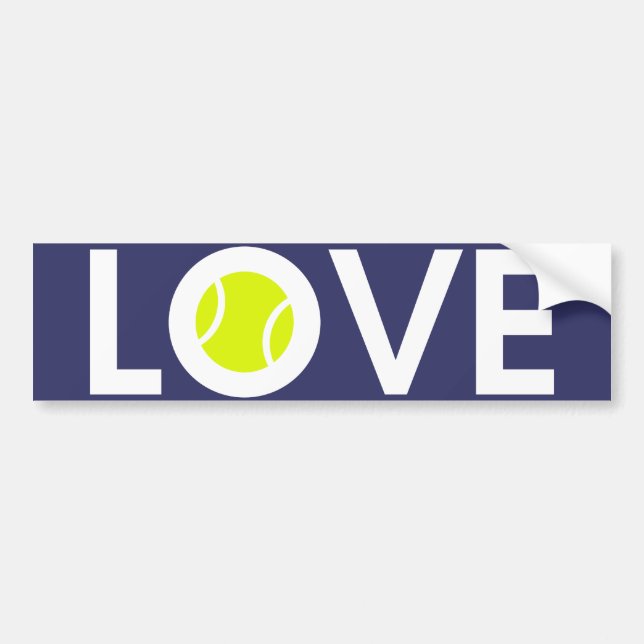 Autocollant De Voiture Balle de tennis (Devant)