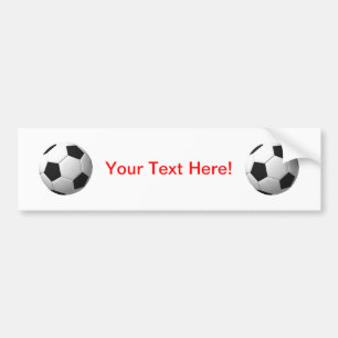 Autocollant De Voiture Ballon de football :