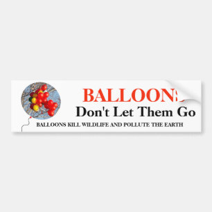 Autocollant De Voiture BALLONS, ne les laissez pas partir