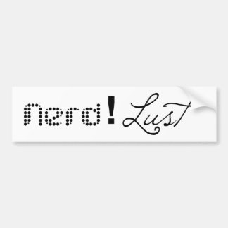 Autocollant De Voiture Ballot ! convoitise - l'adhésif pour pare-chocs