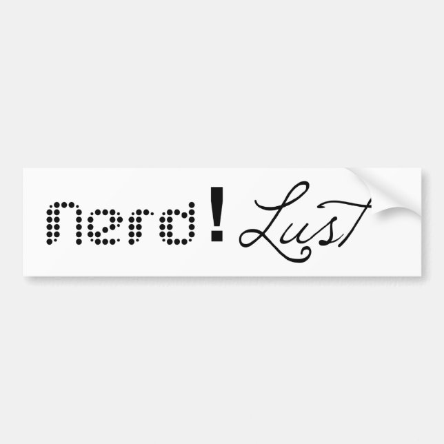 Autocollant De Voiture Ballot ! convoitise - l'adhésif pour pare-chocs (Devant)