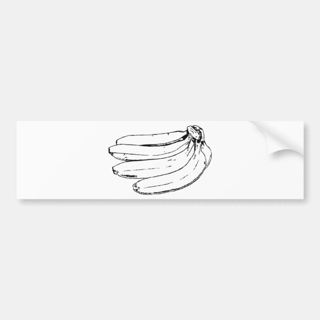 Autocollant De Voiture Bananes (Devant)