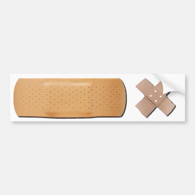 Autocollant De Voiture Bandage Bumpersticker (Devant)