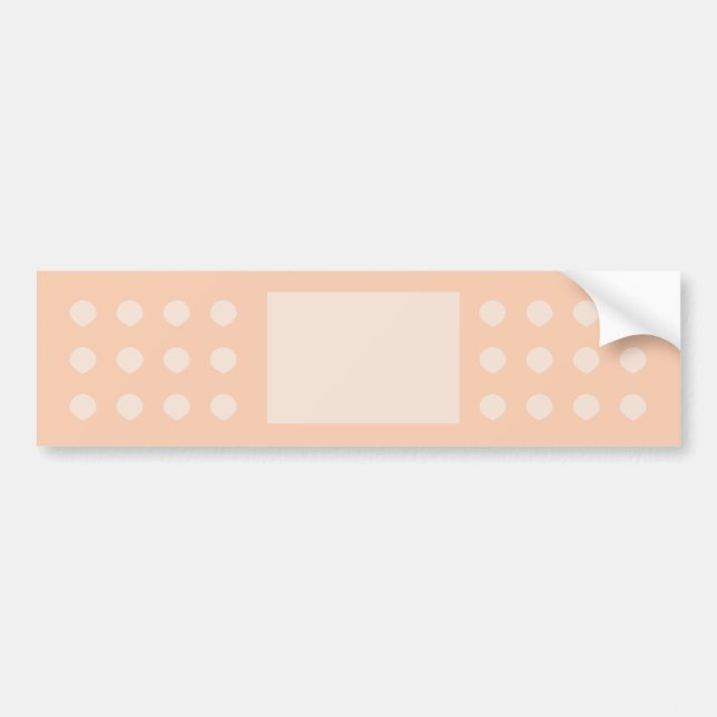 Autocollant De Voiture Bandage drôle d'extra large (Devant)