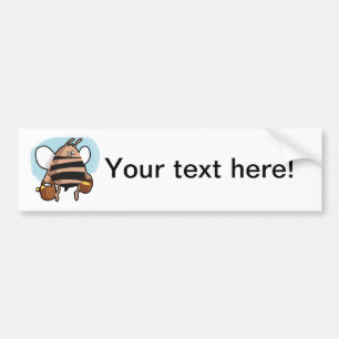 Autocollant De Voiture Bande dessinée d'abeille