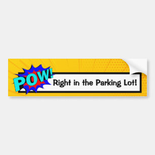 Autocollant De Voiture Bande dessinée drôle style BOOM cool Bumper Sticke