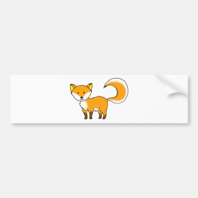 Autocollant De Voiture bande dessinée mignonne d'animal de forêt de (Devant)