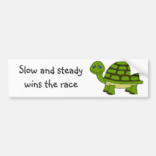 Autocollant De Voiture Bande dessinée mignonne de tortue