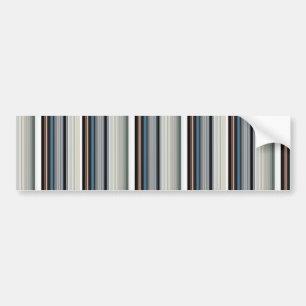 Autocollant De Voiture Bandes blanches gris mignonnes