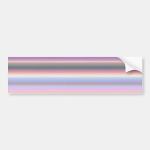 Autocollant De Voiture Bandes de pastel arc-en-ciel - Motif
