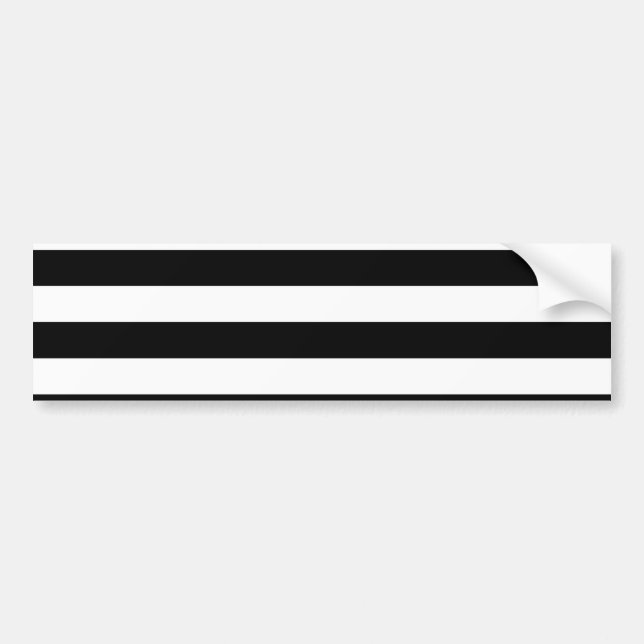 Autocollant De Voiture Bandes noires (Devant)