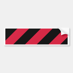 Autocollant De Voiture Bandes rouges et noires