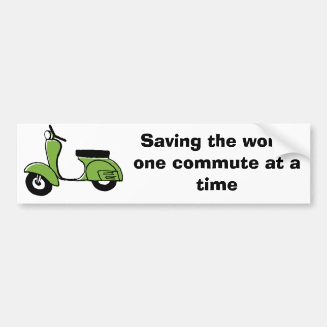 Autocollant De Voiture banlieusard de scooter (Devant)