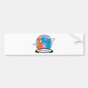 Autocollant De Voiture Bannière d'anniversaire officielle 34