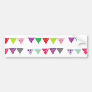 Autocollant De Voiture Bannière de fête déco