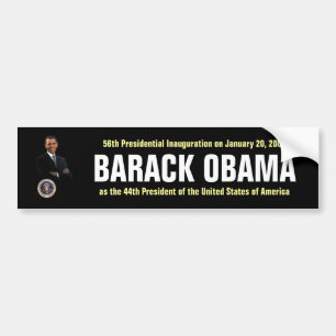 AUTOCOLLANT DE VOITURE BARACK OBAMA