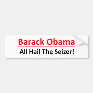 Autocollant De Voiture Barack Obama est un vouloir d'être empereur