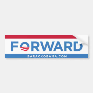 Autocollant De Voiture Barack Obama expédient (rouge, blanc, et bleu) le