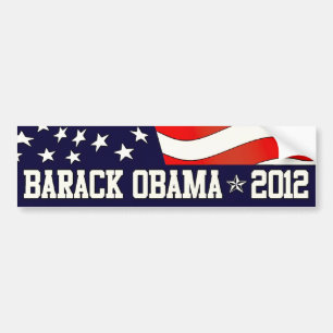 Autocollant De Voiture Barack Obama pour le président en 2012