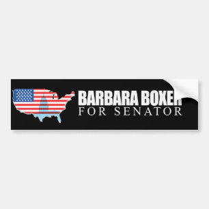 Autocollant De Voiture Barbara Boxer pour le sénateur 2010