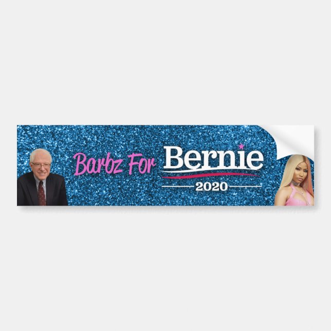 Autocollant De Voiture Barbz Pour Bernie Bumper Sticker (Devant)