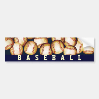 AUTOCOLLANT DE VOITURE BASE-BALL