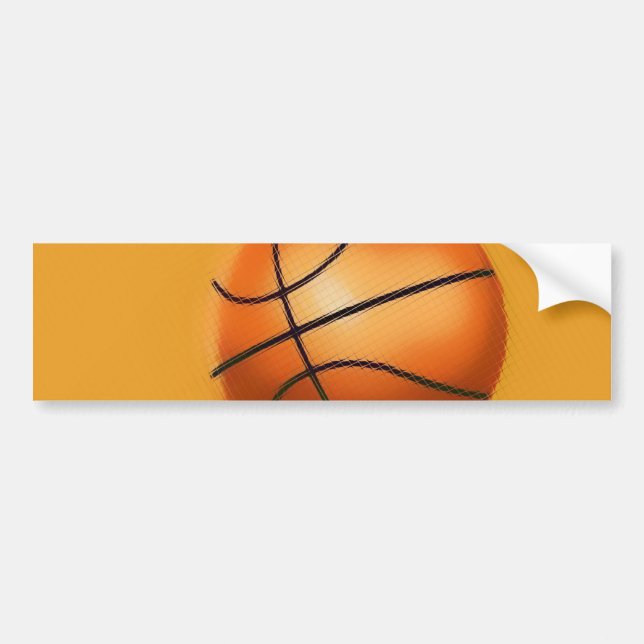 Autocollant De Voiture Basket-ball avec effet de mosaïque (Devant)
