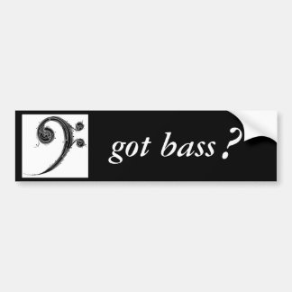 Autocollant De Voiture bassclef, obtenu la basse ?