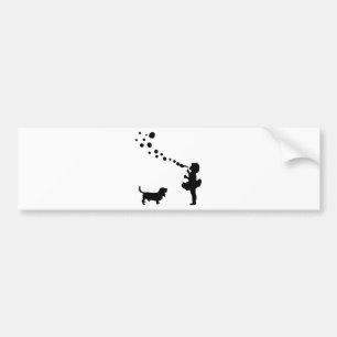 Autocollant De Voiture Basset Hound