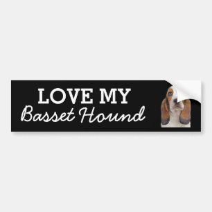 Autocollant De Voiture Basset Hound bumper sticker