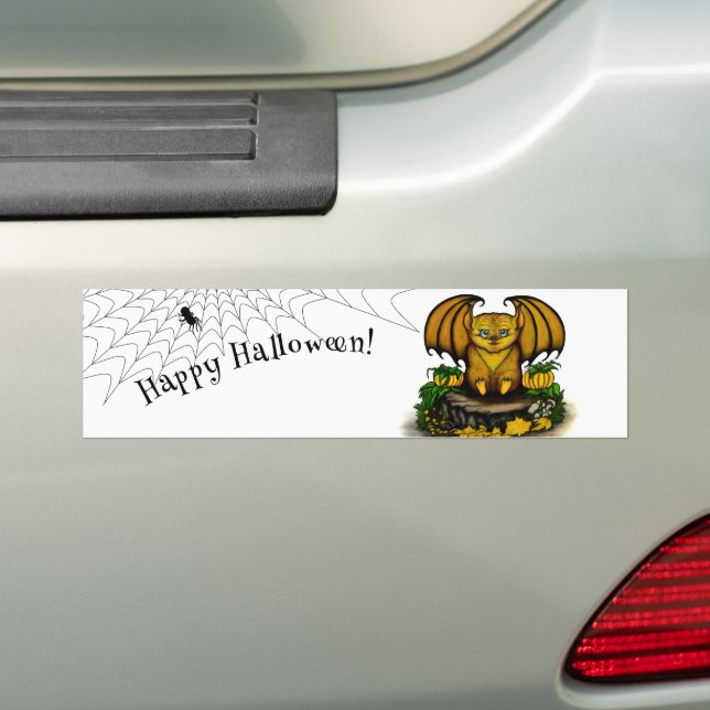 Autocollant De Voiture Bat d'Halloween mignonne (En voiture)
