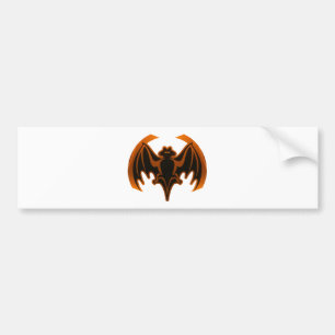 Autocollant De Voiture Bat Orange Le MUSÉE Zazzle Cadfts