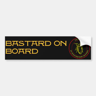 Autocollant De Voiture bâtard à bord d'adhésif pour pare-chocs