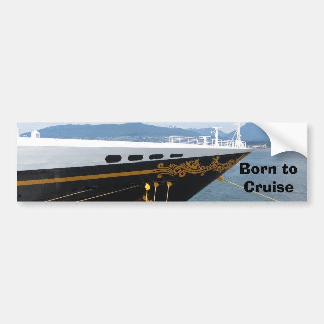 Autocollant De Voiture Bateau de croisière en disant (Devant)