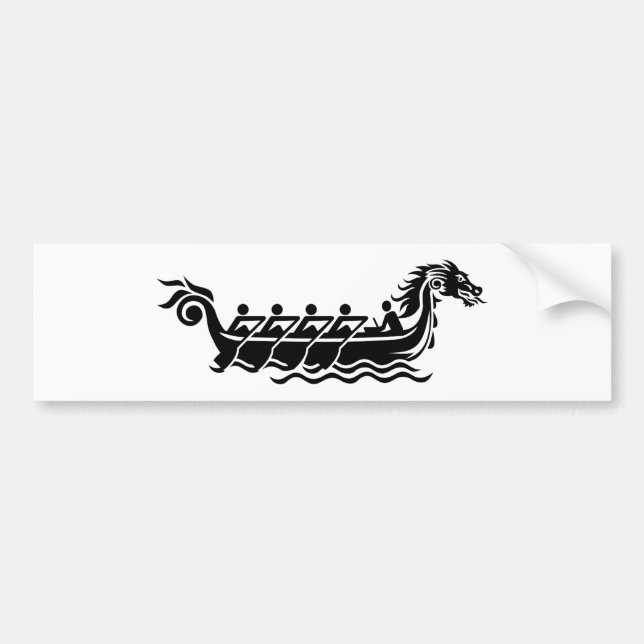 Autocollant De Voiture Bateau de dragon (Devant)