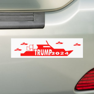 Autocollant De Voiture Bateau TRUMP 2024