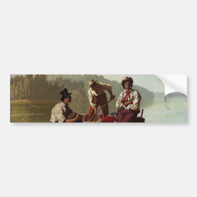 Autocollant De Voiture Bateaux sur le Missouri (Devant)