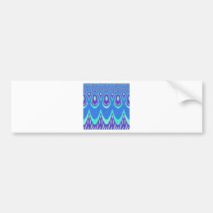Autocollant De Voiture Batik bleu