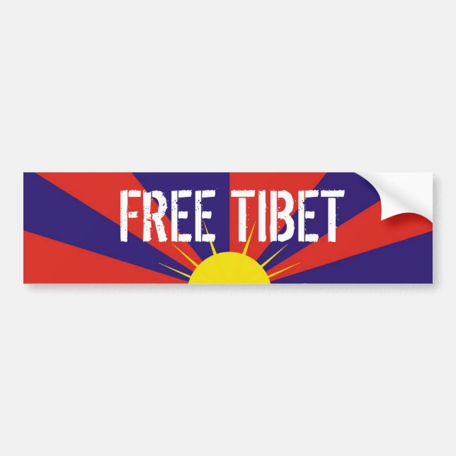 AUTOCOLLANT DE VOITURE BÂTIMENT GRATUIT DE BOUILLOIRE DE TIBET (Devant)