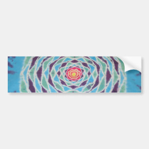 Autocollant De Voiture Bâton Peep Hole Mandala Tie Dye