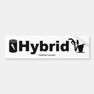 Autocollant De Voiture Batteries HYBRIDES incluses